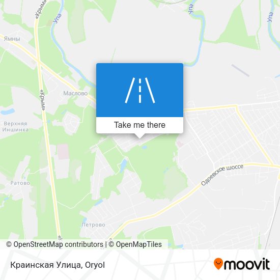 Краинская Улица map
