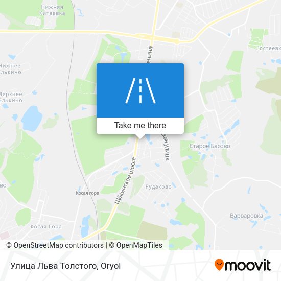 Улица Льва Толстого map