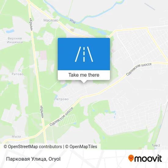 Парковая Улица map