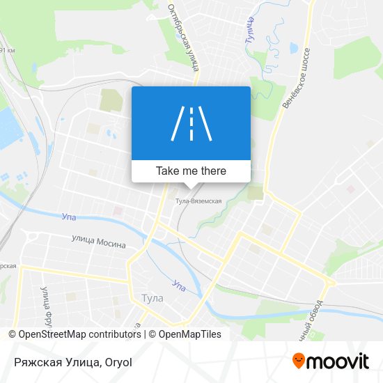 Ряжская Улица map