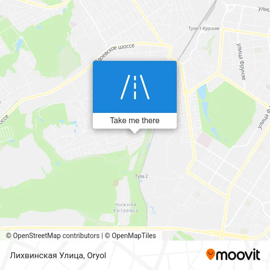 Лихвинская Улица map