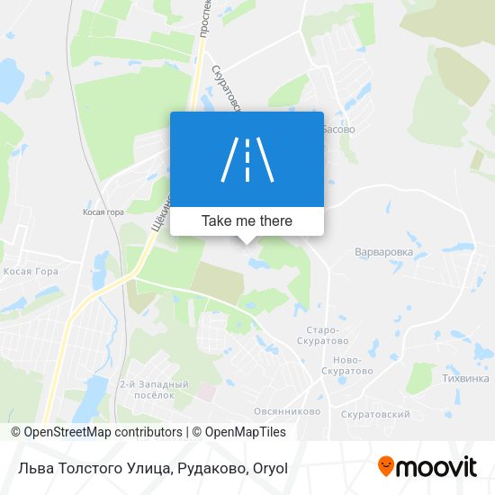 Льва Толстого Улица, Рудаково map