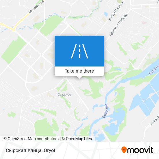 Сырская Улица map