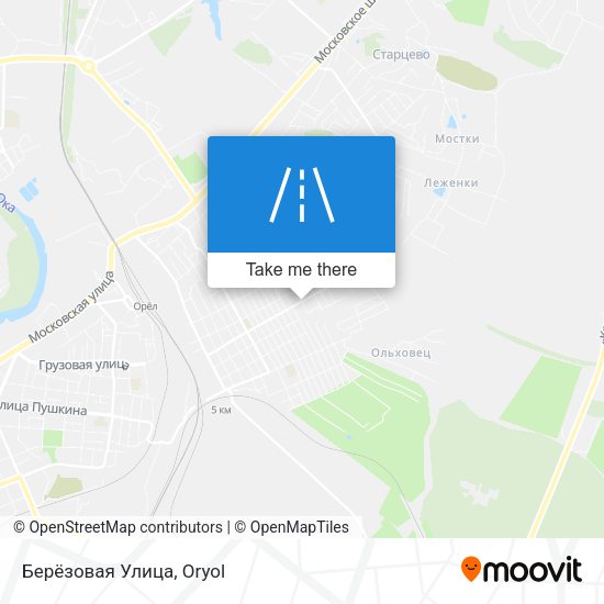 Берёзовая Улица map