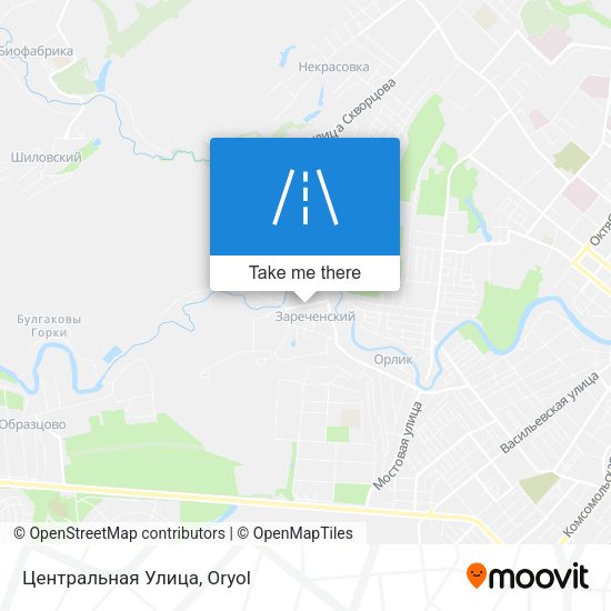Центральная Улица map