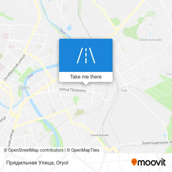Прядильная Улица map