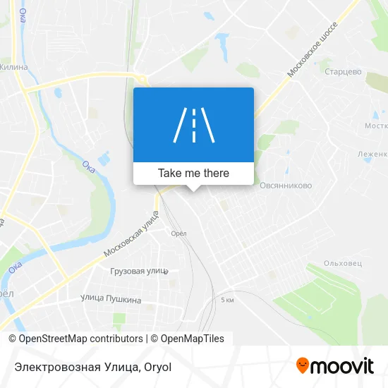 Электровозная Улица map
