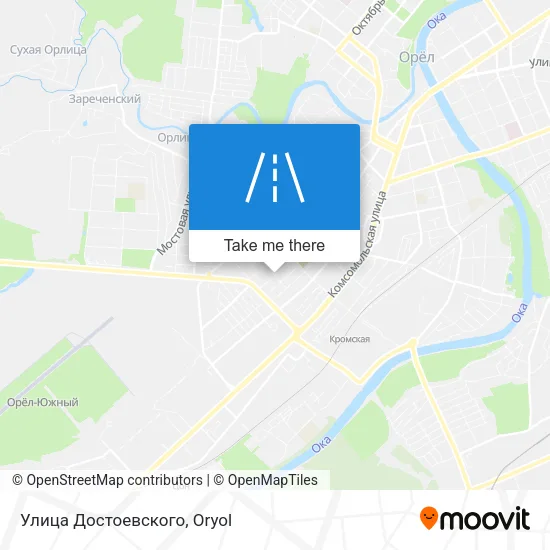 Улица Достоевского map
