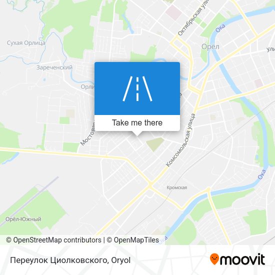 Переулок Циолковского map