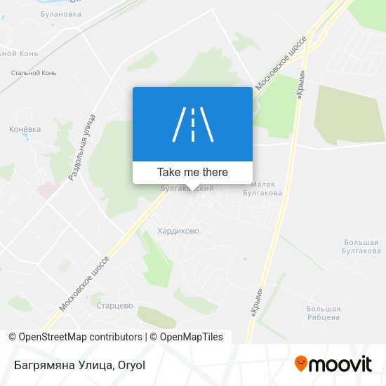 Багрямяна Улица map