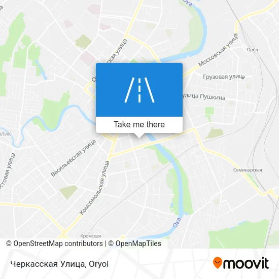Черкасская Улица map