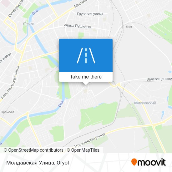 Молдавская Улица map