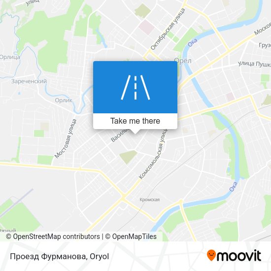 Проезд Фурманова map