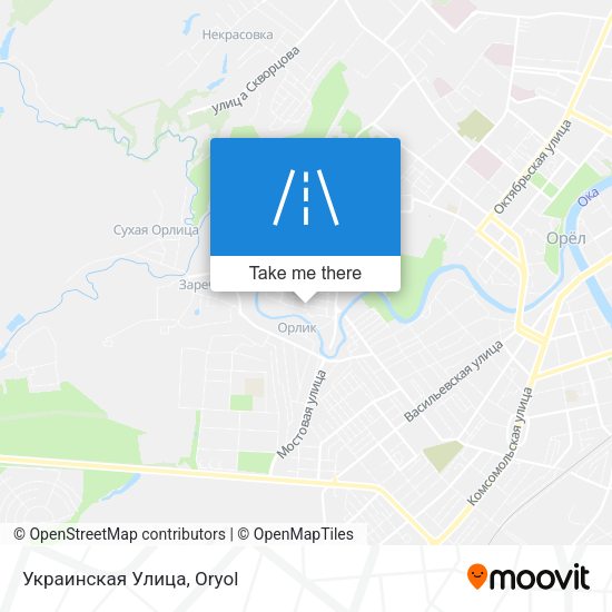 Украинская Улица map