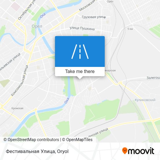 Фестивальная Улица map