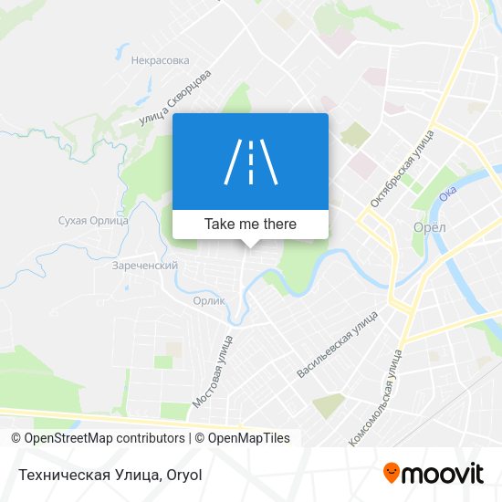 Техническая Улица map