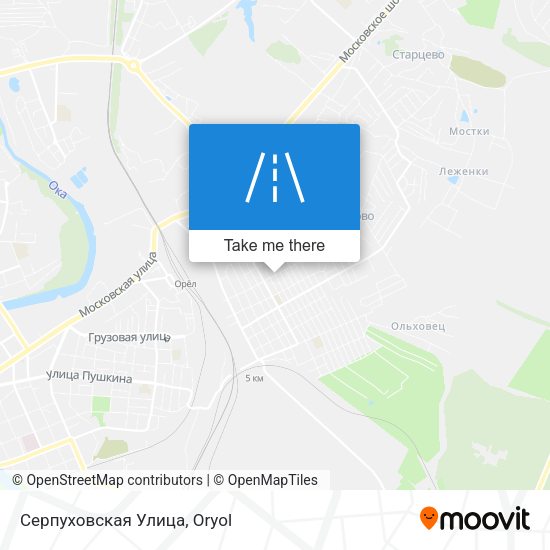 Серпуховская Улица map
