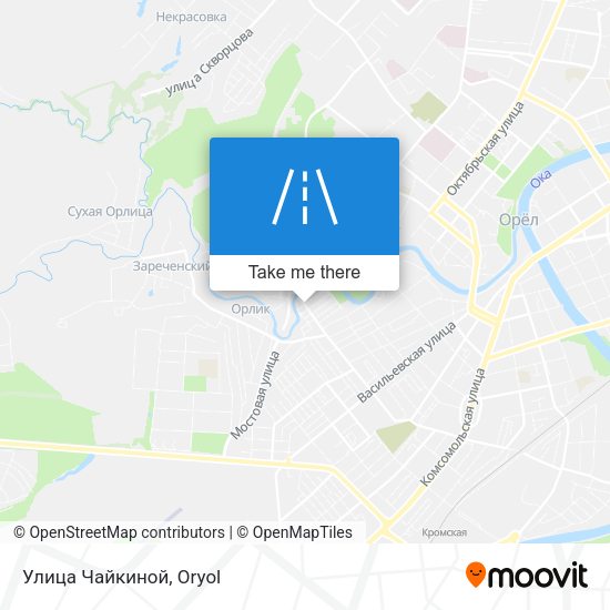 Улица Чайкиной map