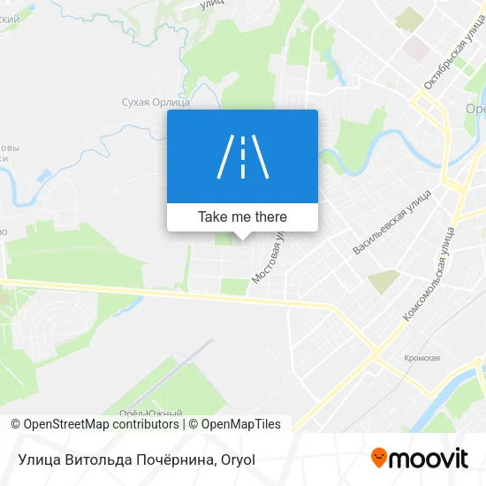 Улица Витольда Почёрнина map