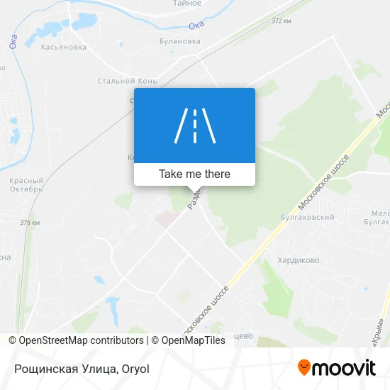 Рощинская Улица map