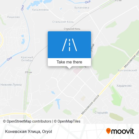 Коневская Улица map