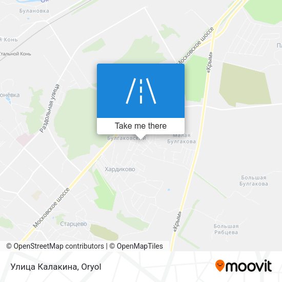 Улица Калакина map