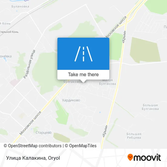 Улица Калакина map