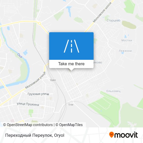 Переходный Переулок map