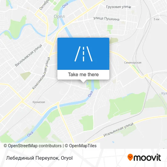 Лебединый Переулок map