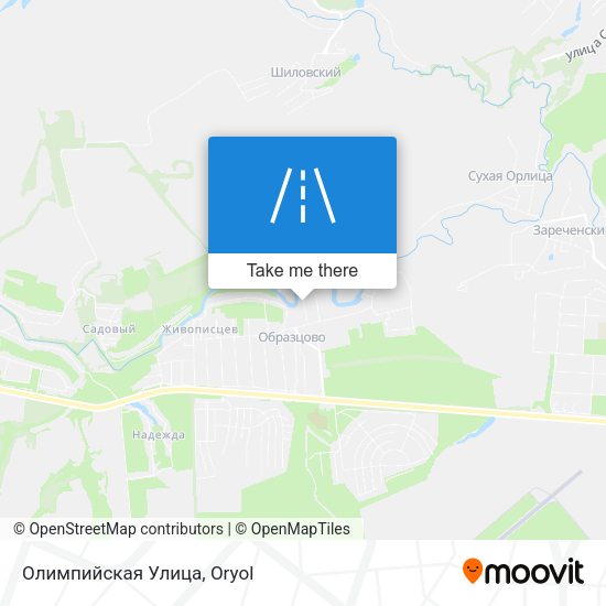Олимпийская Улица map
