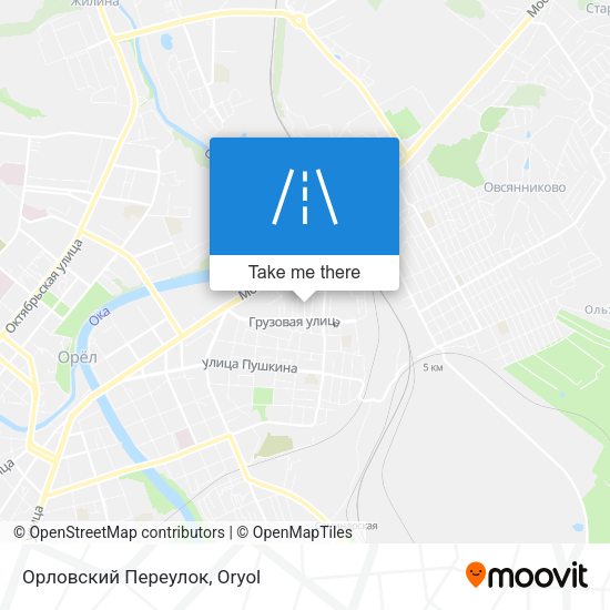 Орловский Переулок map
