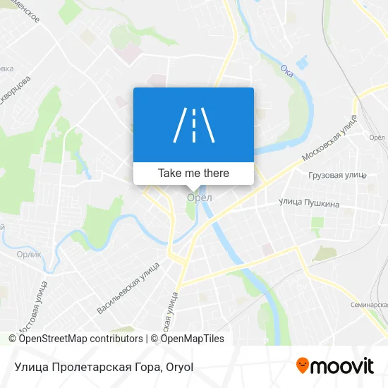 Улица Пролетарская Гора map