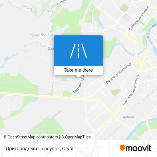 Пригородный Переулок map