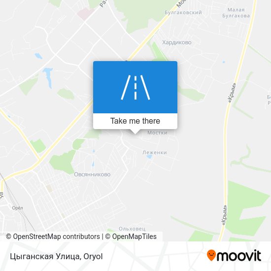 Цыганская Улица map