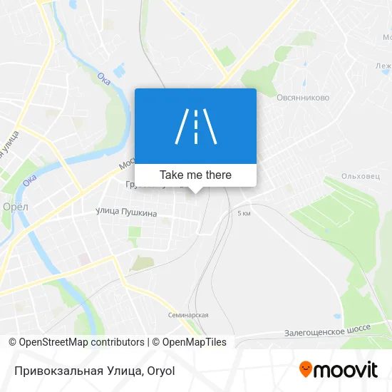 Привокзальная Улица map