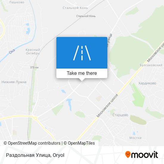 Раздольная Улица map