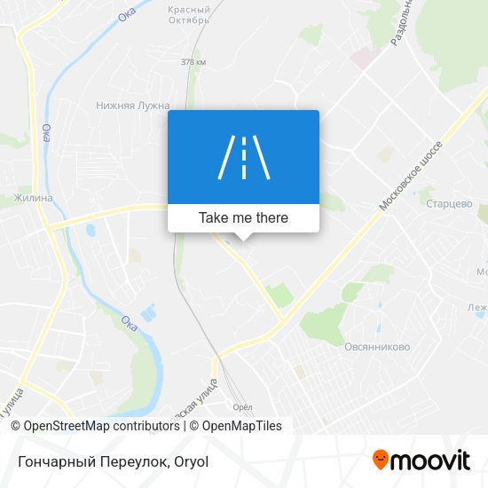 Гончарный Переулок map