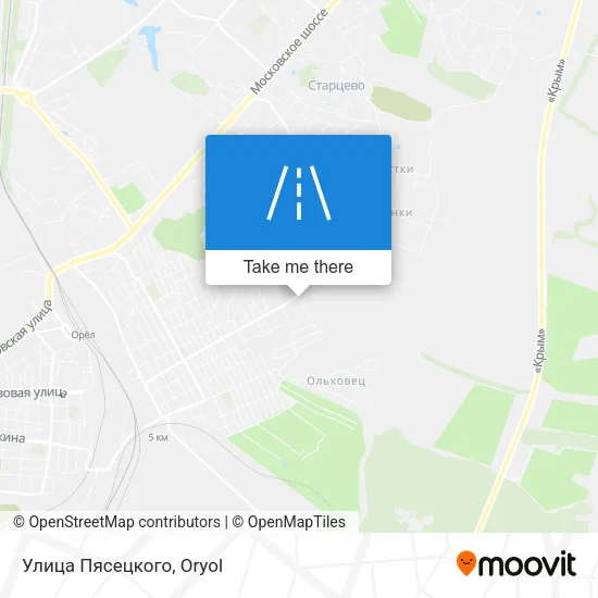 Улица Пясецкого map