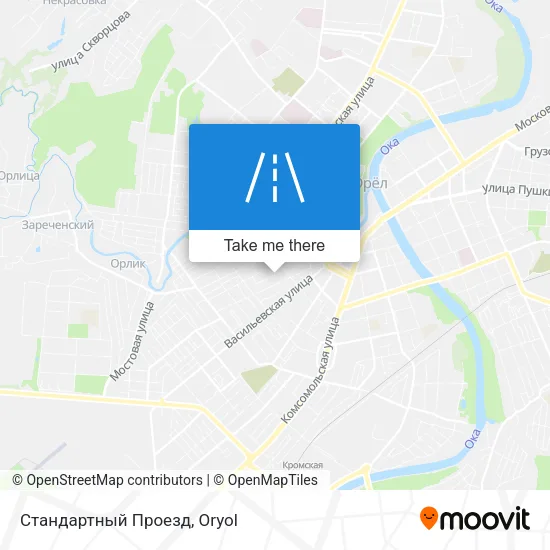 Стандартный Проезд map