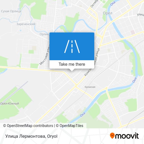 Улица Лермонтова map