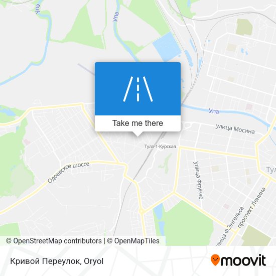 Кривой Переулок map