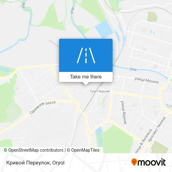 Кривой Переулок map