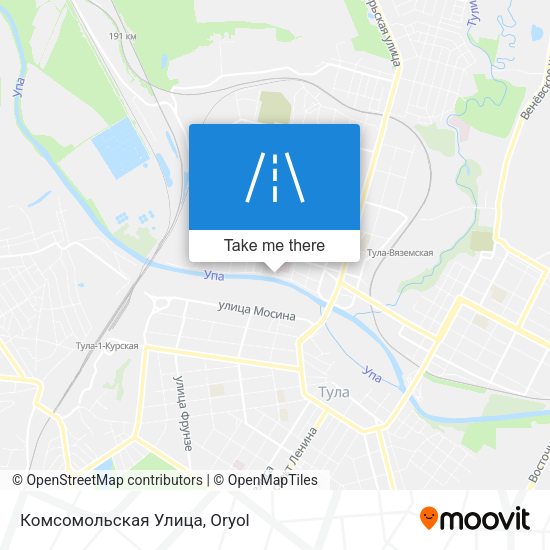 Комсомольская Улица map