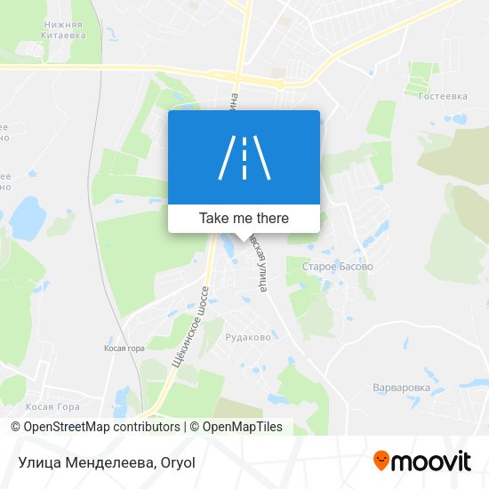 Улица Менделеева map
