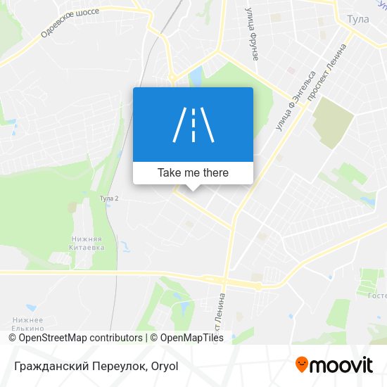 Гражданский Переулок map