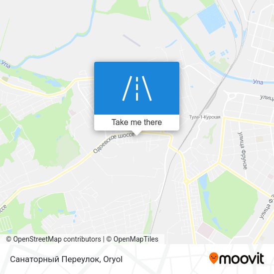 Санаторный Переулок map