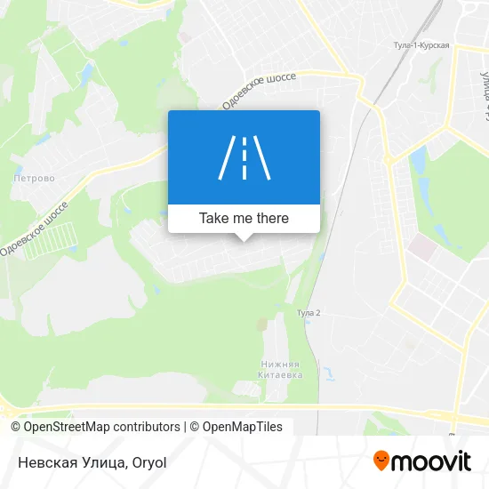 Невская Улица map