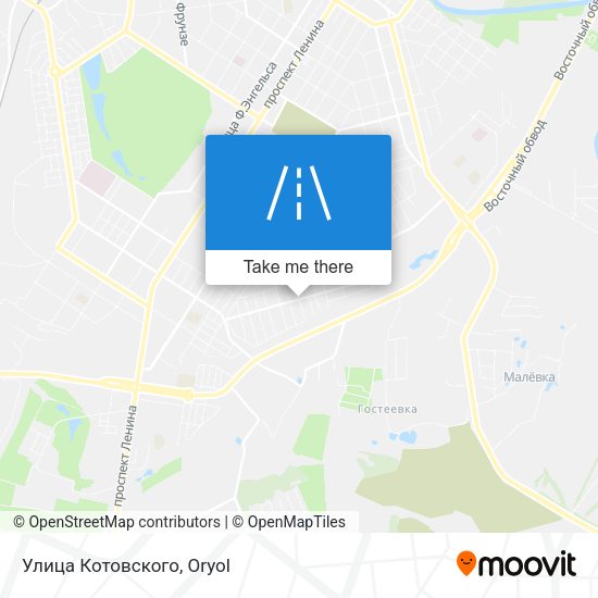 Улица Котовского map