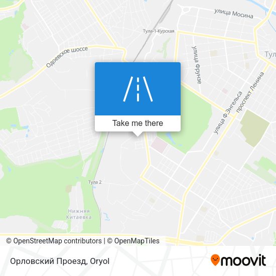 Орловский Проезд map