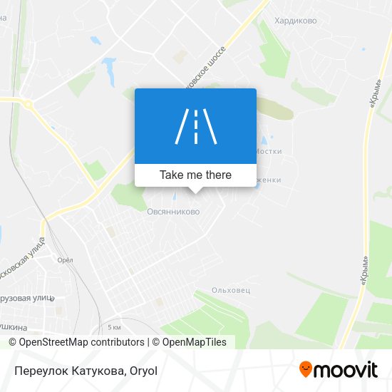 Переулок Катукова map